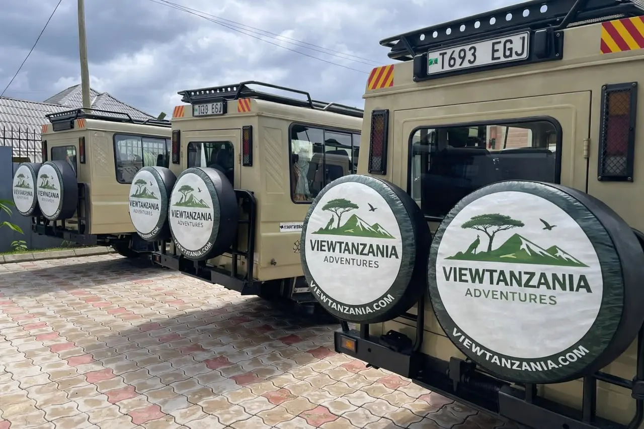 View Tanzania branded safari Land Cruisers